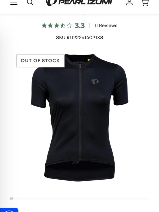 Pearl Izumi Tops - Pearl Izumi Women's Black Short-Sleeve Cycling Jersey with Subtle Logo